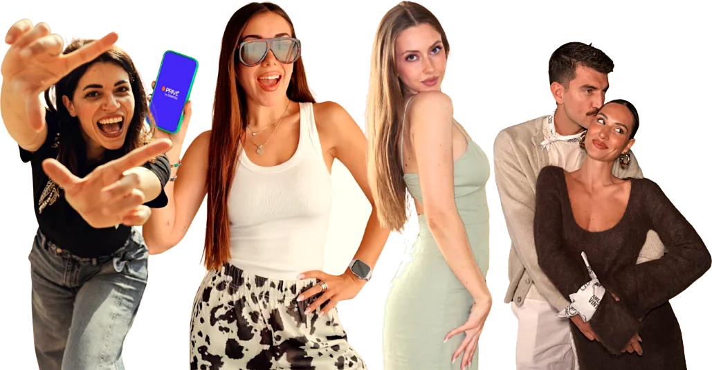 Noemi con i creator con cui ha lavorato