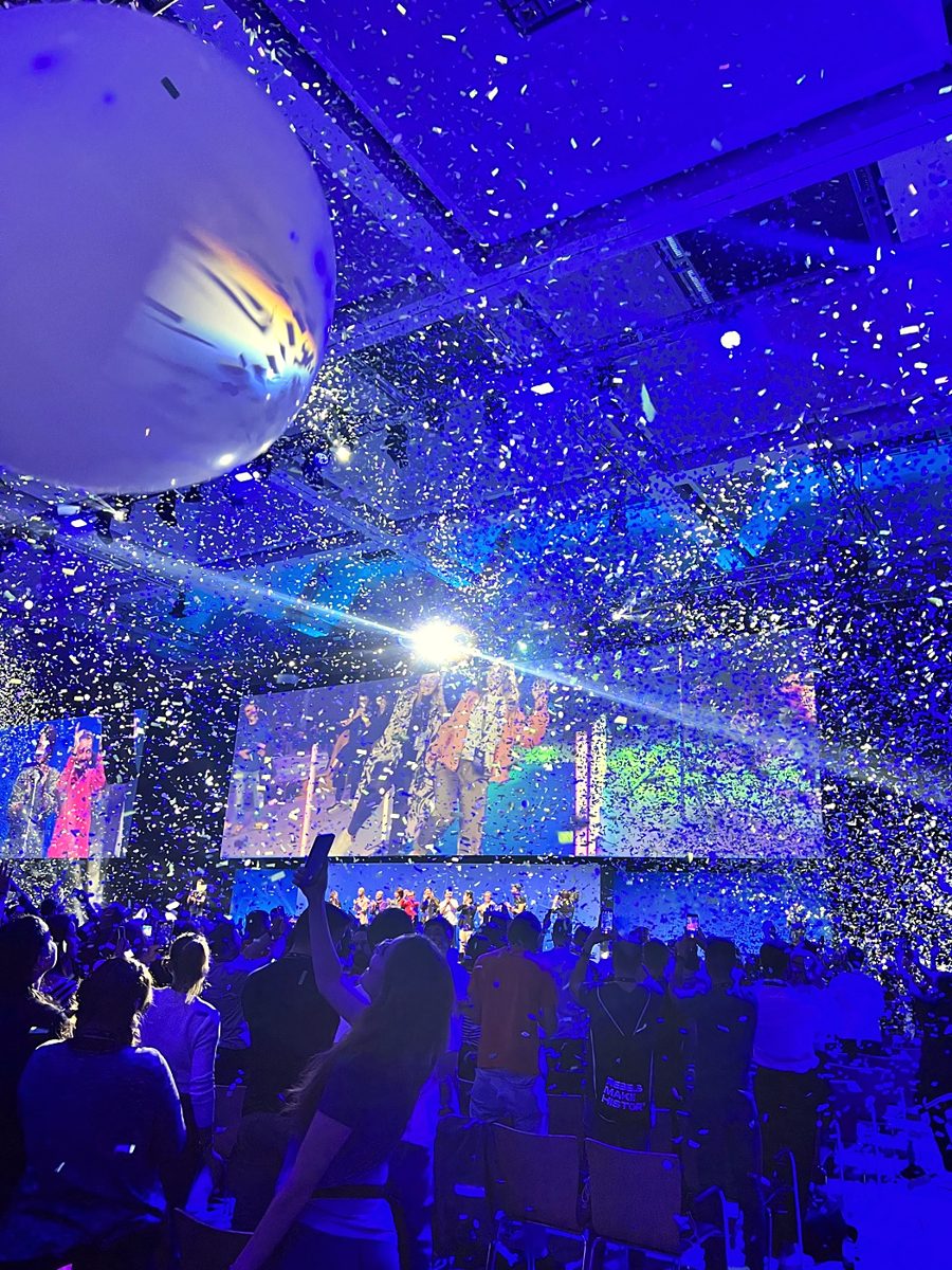 Il palco del Marketers World durante la chiusura