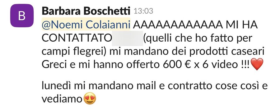 Barbara: mi hanno offerto 600 euro per 6 video