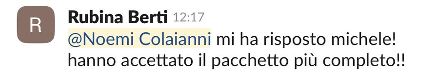 Hanno accettato il pacchetto più completo